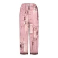 thumbnail image 4 of KDFJPTH Cargo Pants for Women Work Casual Wide Leg Capris Summer Cropped Beach Elastic Waist Baggy Crop Trousers, 4 of 4