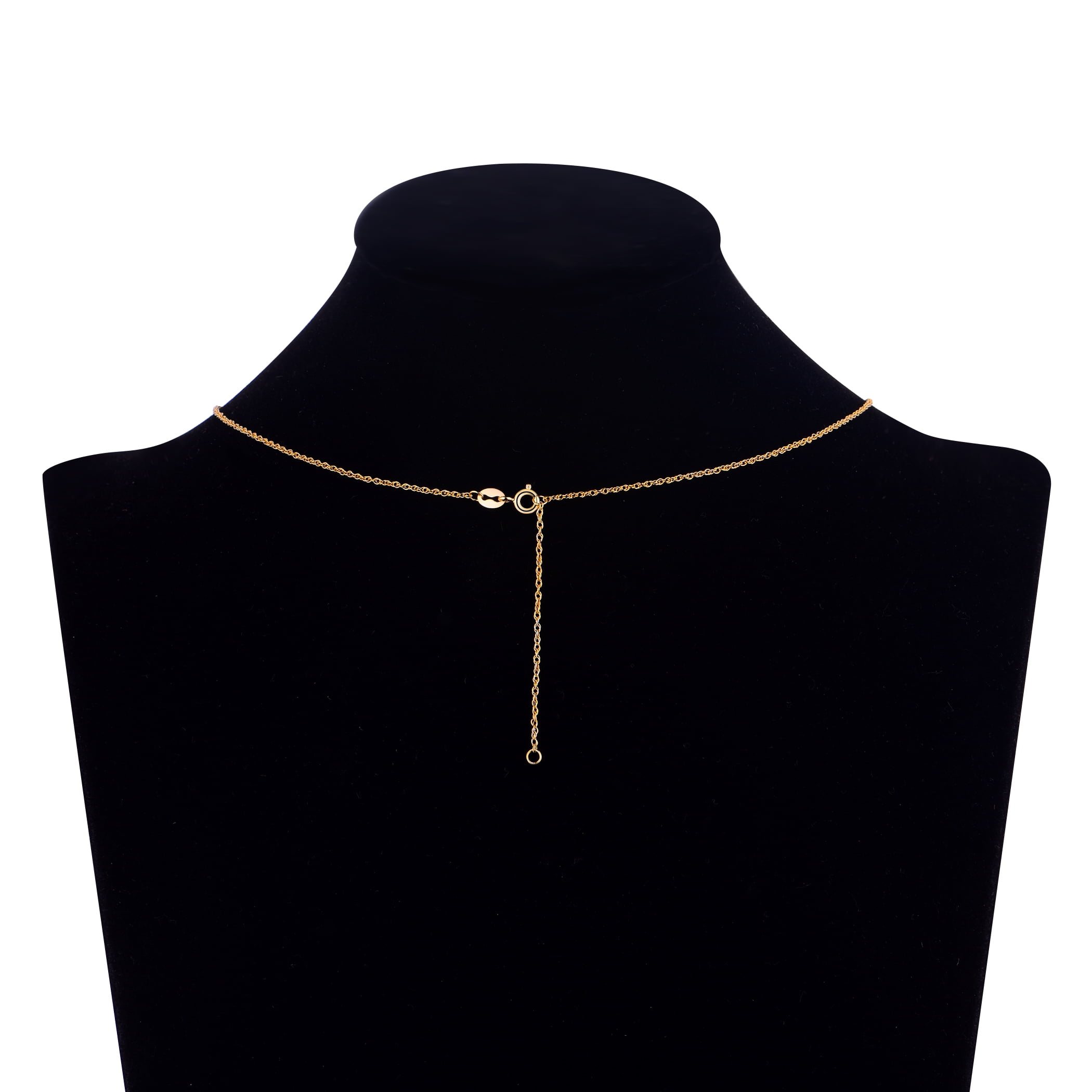 Brilliance Fine Jewelry Women's Crystal Unicorn Necklace in 14KT Gold Plated Sterling Silver