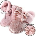 thumbnail image 3 of DL Women's Memory Foam Scuff House Slippers Fluffy Velvet Slip on Indoor Bedroom Womens Slippers, 3 of 6