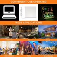 thumbnail image 2 of CHUANK LEDs Message Board Tablet Kit Set 7.9 ‘‘ *7.9 ‘‘ Erasable Writing Drawing Illuminating Sign with 12 Colorful Markers for Kids Children Painting Restaurant Bar Holiday Christmas Xma, 2 of 9