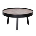 thumbnail image 1 of 29" Table Basse Ronde Moderne Industrielle à Grains Multiples, 1 of 6