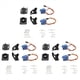 thumbnail image 1 of 3 Juego de Servo Cardán de Doble Eje, Cámara Antivibración, Soporte de Plataforma PTZ Pan/Tilt con 2 Piezas 9G Servo para Ensamblaje de Drones FPV, 1 of 5