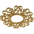 thumbnail image 2 of 30"OD x 11 1/2"ID x 1"P Reims Architectural Grade PVC Pierced Ceiling Medallion, Gold, 2 of 10
