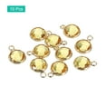 thumbnail image 3 of Crystal Birthstone Charm, November Pendants Drop Bead Yellow, for Jewelry Making, 10 Pack, 3 of 6