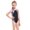 Dark-Blue, variant on Gyratedream Girls One Piece Swimsuit Kids Halter Bathing Suits Summer Professional Training Swimwear 2-10Years