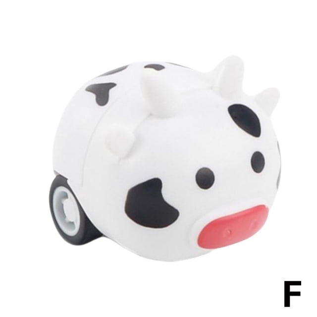Creative Cartoon Animal Pull Back Car Children'S Inertia Mini Car Push Gift Small Toy