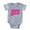 Heather Grey, variant on CafePress - Connecticut_Pk - Cute Infant Baby Football Bodysuit