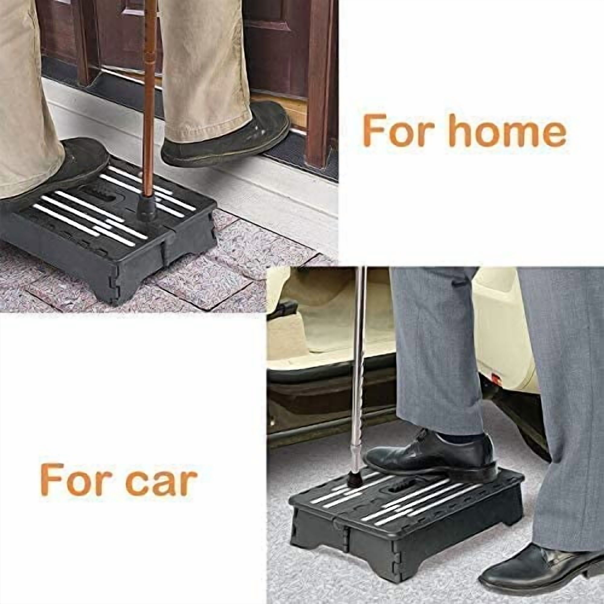 ZeenArt 5 Inch Folding Step Stool, Black photo 6