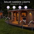 thumbnail image 2 of Mistaha 2 Packs 10-head Solar Swaying Firefly Lamps Intelligent Light Control Outdoor Waterproof Ground Plug, 2 of 8
