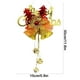 thumbnail image 3 of Campanas navideñas colgantes para árbol | Adornos navideños de ABS rojo, azul y amarillo | Campanas Yuanbao de metal con sonido nítido y diseño de copo de nieve | Adorno navideño para decorar el, 3 of 6