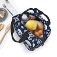 thumbnail image 5 of Disketp white arrow Skull Lunch Bag for Women Men, Leakproof Thermal Cooler Sack Food Handbags Case High Capacity forTravel Work School Picnic, 5 of 5