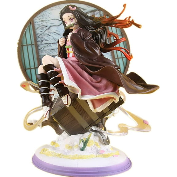 New, Nezuko Kamado 28cm/11inch Nezuko Tanjiro Cartoon Statues Tanjiro Collectible Statue