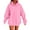 Pink-hoodie sweatshirt for women, variant on Dazajoo Women's Solid Color Hoodies Plus Size Long Sleeve Oversized Drawstring Sweatshirts with Pocket Fall Winter Lightweight Pullover Tops,Pink,M