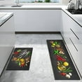 thumbnail image 3 of Color Art Anti-Fatigue Kitchen Mats Set of 2, Padded Kitchen Mats and Rugs, Kitchen Standing Mats Black Kitchen Rug Waterproof Non-Slip Kitchen Sliders for Kitchen, Laundry Room 17x30+17x47 Inch, 3 of 6