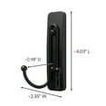 thumbnail image 3 of Command Large Double Wall Hooks, Black, Damage Free Decorating, 2 Hooks, 3 of 12
