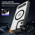 thumbnail image 6 of ELEHOLD for iPhone 11 Case,Compatible with Mag Safe Accessory,Magnetic Heavy Duty Drop Protection Invisible Kickstand Rugged Military-Grade Protective Phone Case ,Black+Clear, 6 of 7