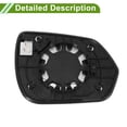 thumbnail image 4 of Reemplazo de vidrio del espejo izquierdo con calefacción Unique Bargains Door Wing con placa de respaldo No.87611Q6000/87611Q5000 para Kia Seltos 2020-2022, 4 of 6