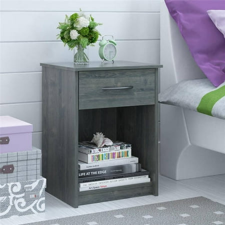 Mainstays Nightstand / End Table, Espresso - Walmart.com Mainstays Nightstand / End Table, Espresso - Walmart.com