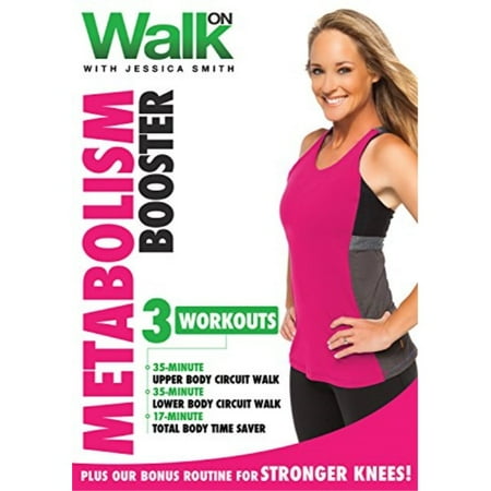 Walk On: Metabolism Booster with Jessica Smith, Walk at Home, Strength Training for Women, Beginner, Intermediate Level