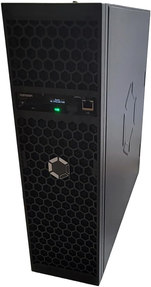 AltairTech.io Canaan Avalon Q Bitcoin Miner 90TH/s SHA-256 ASIC Miner Quiet Bitcoin Miner 1674W 18.6 J/TH Energy Efficient BTC Mining Machine 110V-240V for Home Mining US Plug