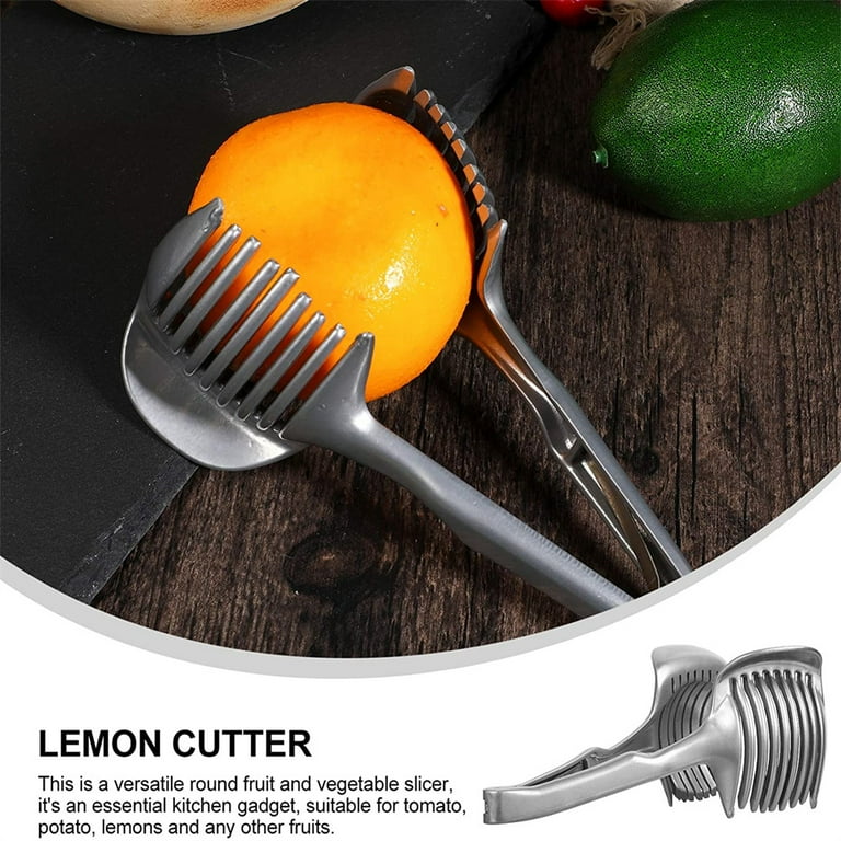 Tomato Lemon Slicer Circular Fruit Onion Slicer Knife Handle Guide
