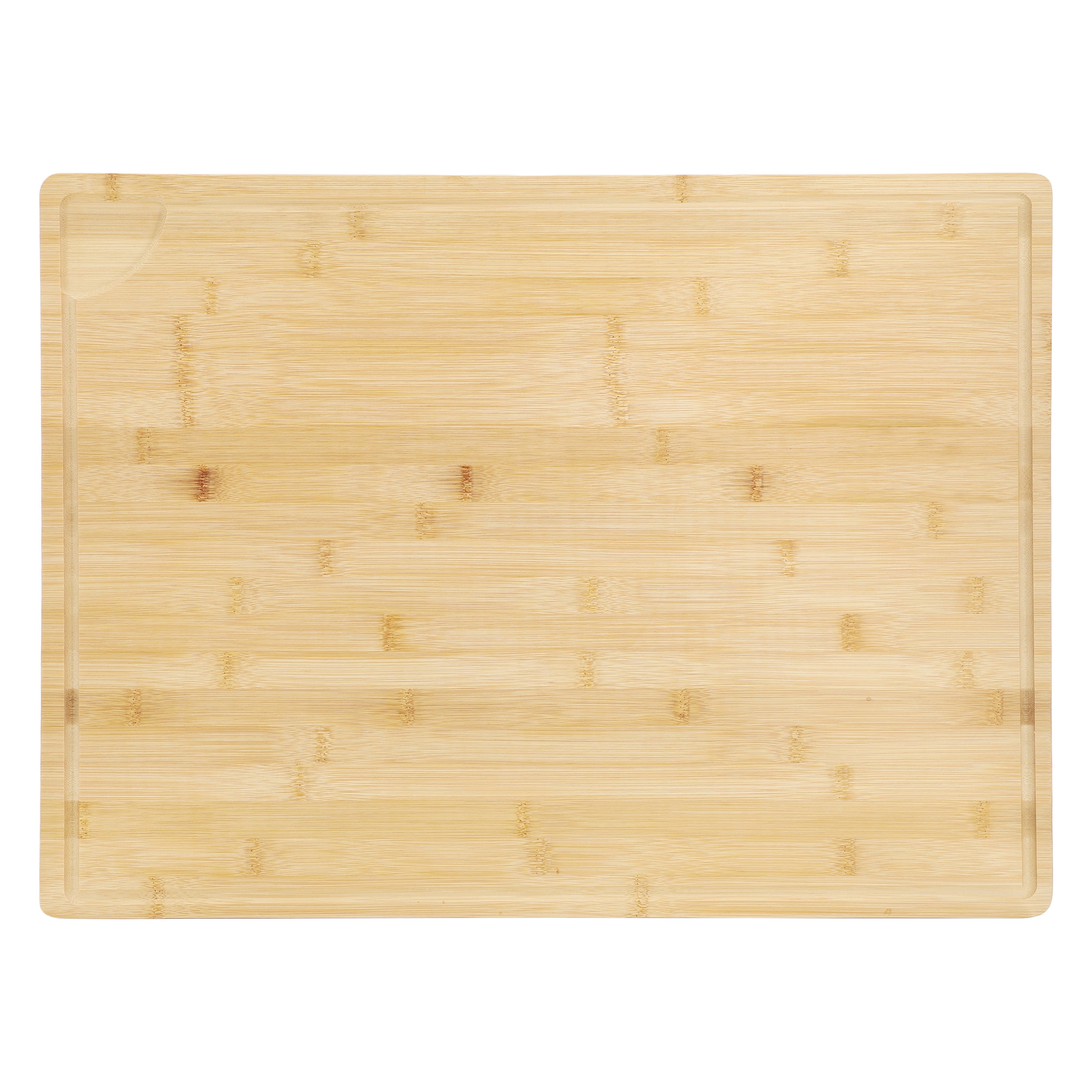 Elama Bamboo 24 x 18 Inch Large Cutting, Prep and Serving Board