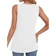thumbnail image 3 of MOYIKO Tank Tops for Women V Neck Sleeveless Tops Summer Trendy Dressy Casual Flowy Shirts Loose Fit, 3 of 7