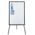 thumbnail image 1 of QinaQin Magnetic Portable Dry Eraser Whiteboard Easel – 36" x 24" Tripod Height Adjustable Flip Chart Holder, Suitable for Offices, Classrooms, and Homes, 1 of 7