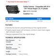thumbnail image 2 of Carbon Canister - Compatible with 2014 - 2017 Nissan Rogue 2.5L 4-Cylinder 2015 2016, 2 of 2