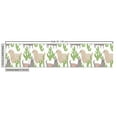 thumbnail image 3 of Ambesonne Alpaca Cactus Fabric by the Yard Upholstery, Llama Animal Drawings, 2 Yards, Green and Multicolor, 3 of 5