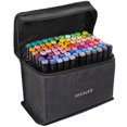 thumbnail image 1 of 80-Pack - Marker Pens with Case Colored Pencils Double-Sided Pens—pa, 1 of 4