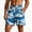 Blue #, variant on Mens Shorts Tropical Pineapple Print Quick Dry Swim Trunks Elastic Waist Drawstring Mesh Lined Beach Board Shorts Casual Summer White,XL
