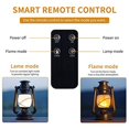 thumbnail image 2 of LED Lantern Vintage Storm Lantern Flickering Flame Two Modes Battery Powered Hurricane Lamps, 2 of 5