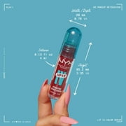 NYX Professional Makeup Lip IV Hydrating Lip Gloss Stain with Coconut Water, Hydra Honey, 0.16 fl oz