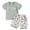 Green, variant on Toddler Boys Clothes Baby Outfits Shirts Sets Children's Spring Summer Cotton Animal Print Short Sleeved Basketball 3 6 12 18 24 Months 3T Shirt and Jogger Shorts T Set 2 Piece