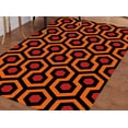 thumbnail image 2 of The Shining Rug, Red Rugs, Trendy Rug, Modern Rug, Cool Rug, Hallway Rug, Geometric Rug, Non-Slip Carpet, Front Door Rug, Gift Decor Rug, 2.6'x6.5' - 80x200 cm, 2 of 9