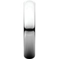 thumbnail image 3 of Platinum 4mm Half Round Band - Size 6.5, 3 of 9