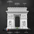 thumbnail image 3 of Paris Arc de Triomphe Modular Building Blocks Toys Set France Famous Landmark Bricks Collection 3718pcs, 3 of 8