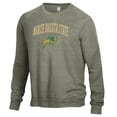 thumbnail image 2 of Men's Heathered Green NDSU Bison The Champ Tri-Blend Pullover Sweatshirt, 2 of 3