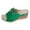 Green, variant on Slippers for Women,Slippers Stylish Platform Sandals With Metallic Decoration Open Toe Beach And Casual Footwear For Summer,Womens Slippers,Black,7