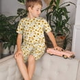 thumbnail image 4 of Balery Shiba Inu Dog Conjunto de Pijama Infantil de Manga Corta con Estampado – Ropa de Dormir de Algodón Suave-X-Large, 4 of 6