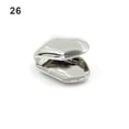 thumbnail image 1 of Hip Hop Single Tooth Grillz Cap Top Gold Silver Plated Punk Teeth Caps Halloween Cosplay Party Tooth Rapper Funny Jewelry Gift BLD, 1 of 7
