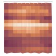 thumbnail image 2 of Ambesonne Palette Shower Curtain, Vortex Swirls Pattern Art, 69"Wx84"L, Dark Peach, 2 of 4