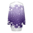 thumbnail image 3 of Vestidos Para Mujer Verano Vestido Casual de Manga Larga Con Cuello Redondo y Estampado Navideño de Moda de Otoño E Invierno Para Mujer, 3 of 3