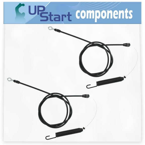 2-Pack 532435111 Cable Clutch Replacement for Craftsman 917289220 Lawn Tractor - Compatible with 408714 435111 Blade Clutch Cable