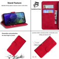 thumbnail image 4 of For Xiaomi Redmi Note 14 4G (164.84mm) Case Solid Color Leather Wallet Phone Cover - Green, 4 of 5