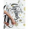 thumbnail image 3 of Christmas Reversible Bedspread Set, Merry Christmas Lettering on an Abstract Modern Snowflake Dot Pattern, Pillow Shams & Comforter Microfiber Bedding Set, 3 Sizes, Khaki Charcoal Grey, by Ambesonne, 3 of 4