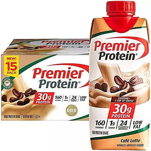 30g High Protein Shake, Caf? Latte, 11 Fluid Ounce (Pack of 15)