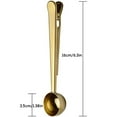 thumbnail image 3 of LQQBOX 3 Pcs Coffee Measuring Scoop with Clip, 2 in 1 Stainless Steel 1 tbsp 15ML Measure Coffee Scoop for Ground Coffee Tea, 3 of 7