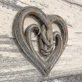 thumbnail image 3 of Decoración de pared con forma de corazón, amor eterno, arte de pared colgante, imitación de efecto acrílico 3D impreso, 3 of 5